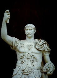 statue of the emperor Hadrian.