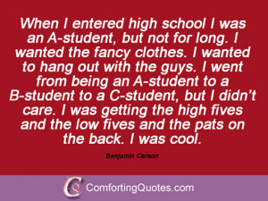 Quotes And Sayings By Benjamin Carson