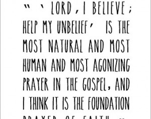 Flannery O'Connor faith quote t ypography print Literary quote ...