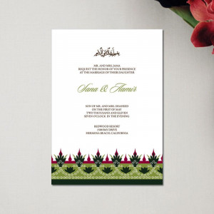... islamic wedding invitations islamic marriage quotes for wedding cards