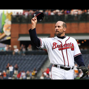 John Smoltz, here acknowledging the crowd after his 3,000th career ...