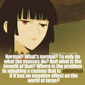 XxxHolic Yuko Ichihara Quotes