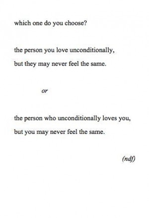 Unrequited love quote