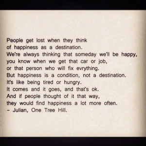 Julian # One Tree Hill