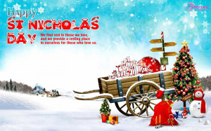 Saint Nicholas Day Wishes Quotes and Sayings with Card and Wallpapers ...