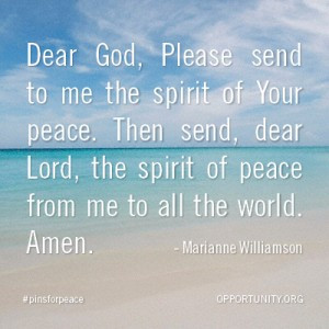 Prayers for Peace Images Quotes