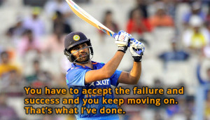 Rohit Sharma has seen ups and downs, and, therefore, it was not ...