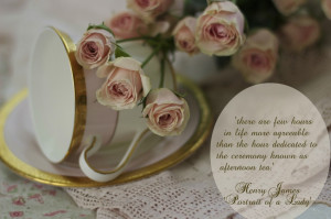 loved pairing these roses with teacups in similar shades. It seemed ...