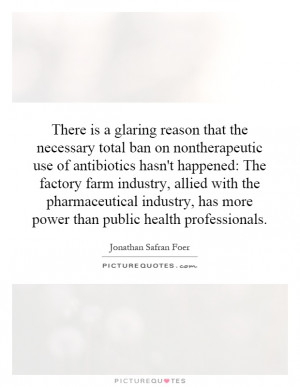 There is a glaring reason that the necessary total ban on ...