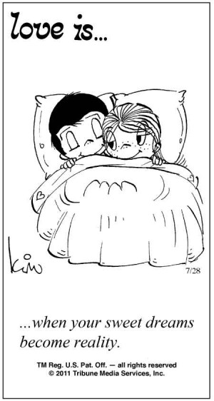 Love Is ... Comic Strip by Kim Casali (July 28, 2011)