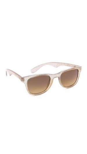 Carrera by Jimmy Choo Transparent Glitter Sunglasses