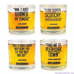 ... from other anchorman shot glasses classy shot glasses with quotes