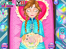 Frozen Anna Give Birth A Baby game