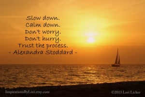 Alexandra Stoddard quote with Key West FL photo at sunset ...