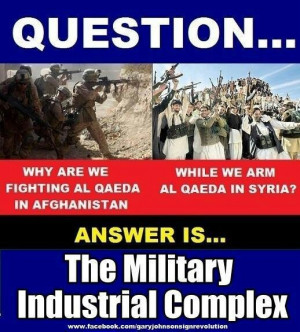Stop the military industrial complex!