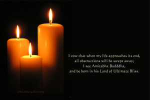 vow that when my life approaches its end,...