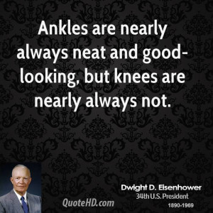 Ankles are nearly always neat and good-looking, but knees are nearly ...