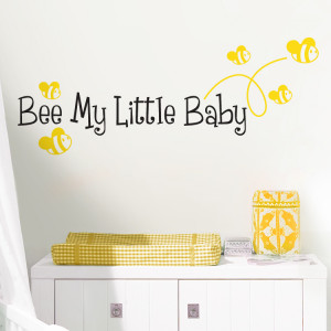 Home » Quotes » Bee My Little Baby - Quote - Wall Decals