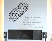 Science art chemistry - women in science - Marie Curie inspiring quote ...