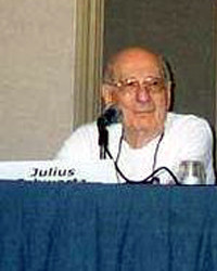 Julius Schwartz, editor for DC Comics at Comic-Con International in ...
