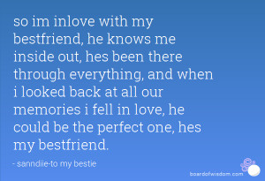 fell in love with my best friend quotes