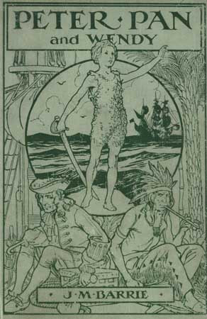 The cover ofthe 1915 edition of J M Barrie's Peter Pan and Wendy