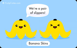 Banana kawaii fruit cartoon comedy