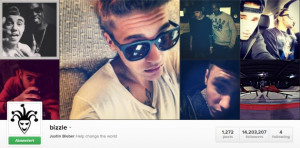 Justin Bieber Instagram August