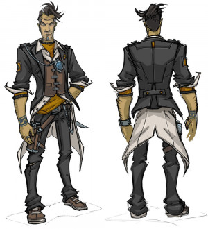 Full-length view of Handsome Jack