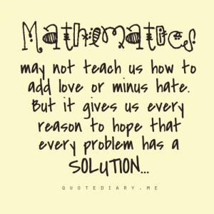 Math Quotes About Life