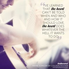 ... Someday. Já zatím říkám Colleen Hooverové – možná jednou