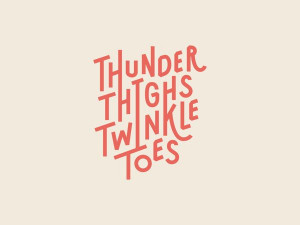 Thunder Thighs Twinkle Toes by Michelle Wang
