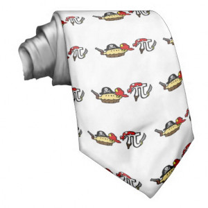 Pie & Pi Pirates Necktie