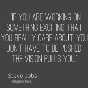 Vision Quotes -Steve Jobs