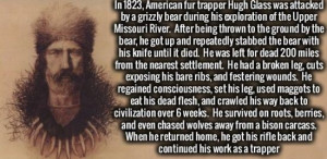 Hugh Glass, Fur Trapper, The Toughest Man That Ever Lived