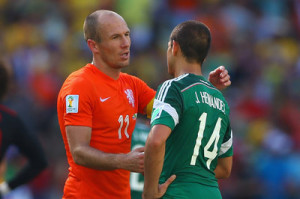 Mexico start Carlos Vela and Chicharito while Netherlands rest Robin ...