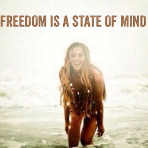 freedom is a state of mind #quote