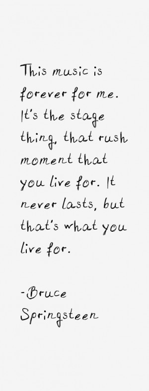 Bruce Springsteen Quotes & Sayings