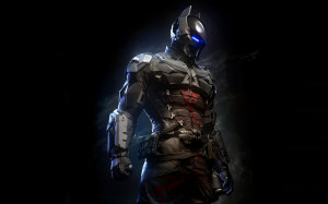 ... still of the new villain of Batman: Arkham Knight, the Arkham Knight