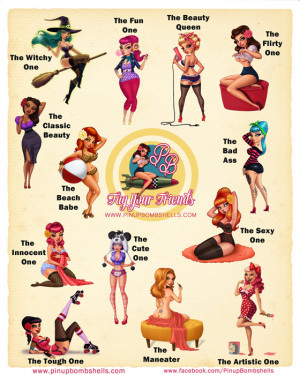 Pinup Bombshells Tag Your Friends!