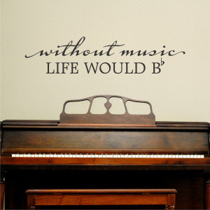 Life Would Be Flat Wall Quotes™ Decal