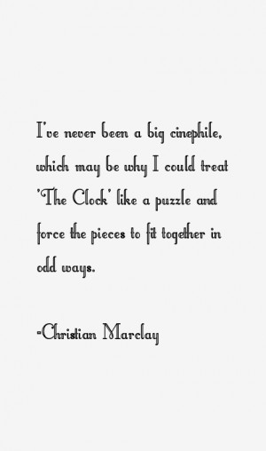 Christian Marclay Quotes & Sayings