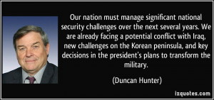 ... Korean peninsula, and key decisions in the president's plans to