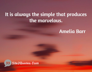 Inspirational Quotes - Amelia Barr