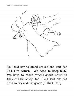 Paul's Epistles Bible Lessons Workbook