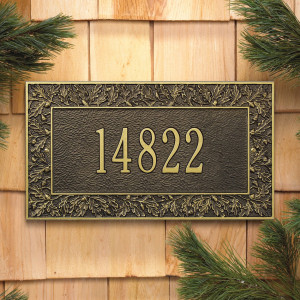 Whitehall Products 1456 Personalized One Line Standard Oakleaf Wall ...