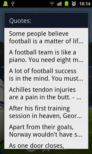Soccer Quotes