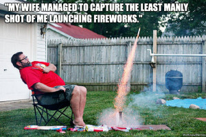 unmanly fireworks