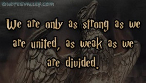 We Are As Strong As We Are United