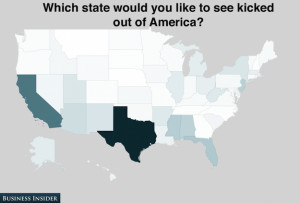 It’s official: Texas is America’s least favorite state.